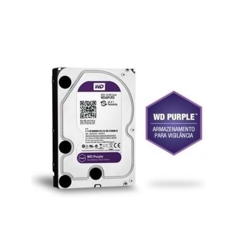 WD 4Tb Purple 7x24 64Mb Cache 6Gbit/sn WD40PURZ